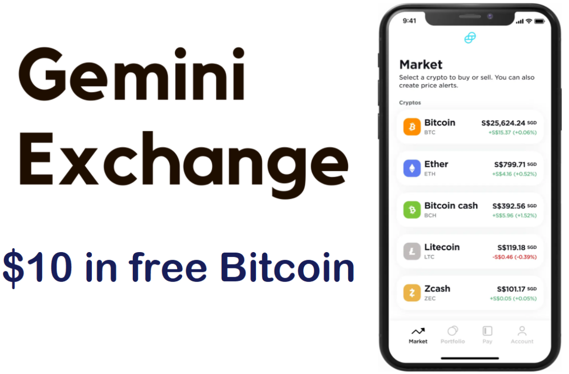 gemini free bitcoin