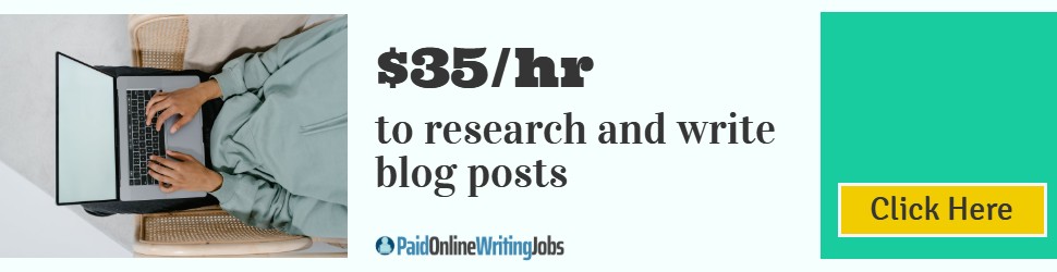 get paid to write online