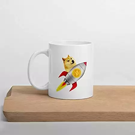 Humor Mug Dogecoin Mug Crypto Coffee Mug Blockchain Gift Ceramic Cup Novelty Coffee Mugs 11oz