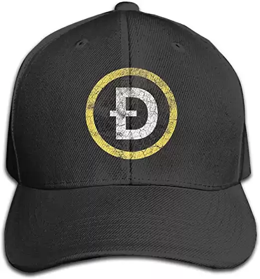 Wiiker Dogecoin Coin Logo Caps Funny Doge Miner Hat Trucker Mesh Baseball Cap Cryptocurrency Gift Snapback Hats
