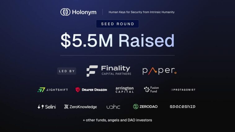 Holonym Foundation Emerges with $5.5M Seed Funding to Provide Global Digital Personhoodd - CoinJournal