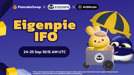PancakeSwap Launches First IFO on Arbitrum Featuring Eigenpie - CoinJournal
