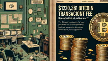 $120,381 Bitcoin Transaction Fee: Honest Mistake or Deliberate Act?
