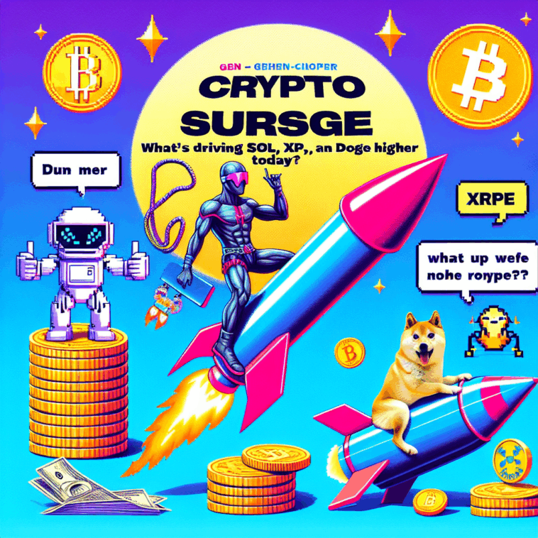 Crypto Market Surge: What’s Driving SOL, XRP, DOGE, and PENGU Higher Today?