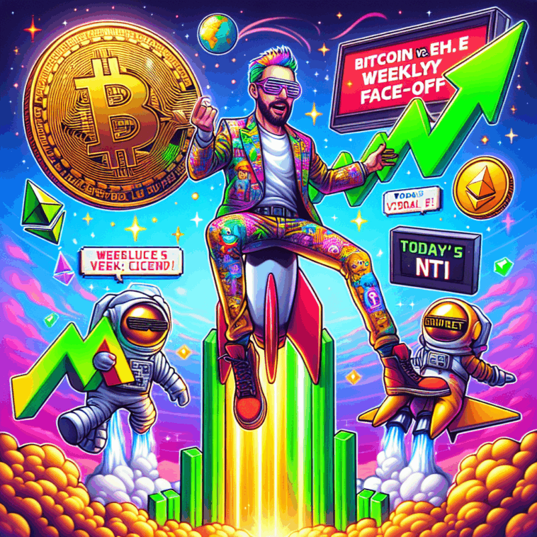 Bitcoin vs. Ethereum Weekly Face-Off: Today's Viral Level= GreenYellow Fluctuations, Major Milestones, and Top Headlines