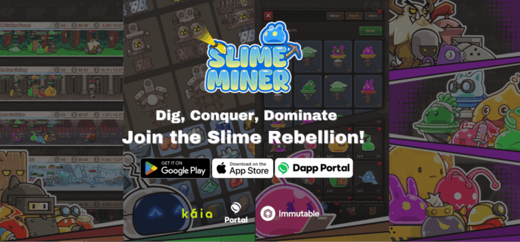 Slime Miner partners with Immutable Play – a new era of Web3 gaming