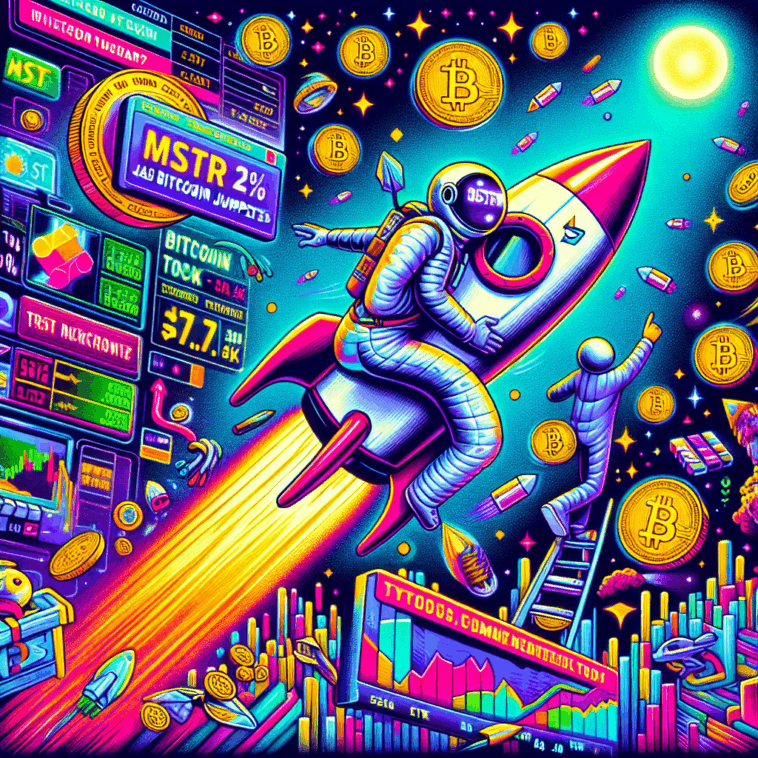 MSTR Stock Jumps 25% as Bitcoin Climbs Back to $70K